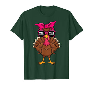 Gobble Turkey Day Happy Thanksgiving Toddlers Girls Kids Boy T-Shirt