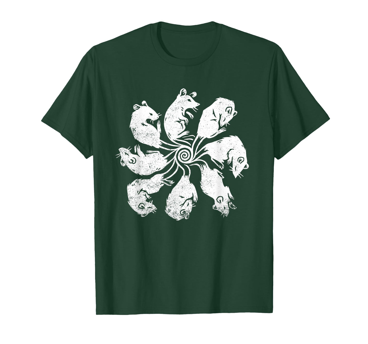 All Hail The Rat King | Medieval Rats Rodents Creepy T-Shirt