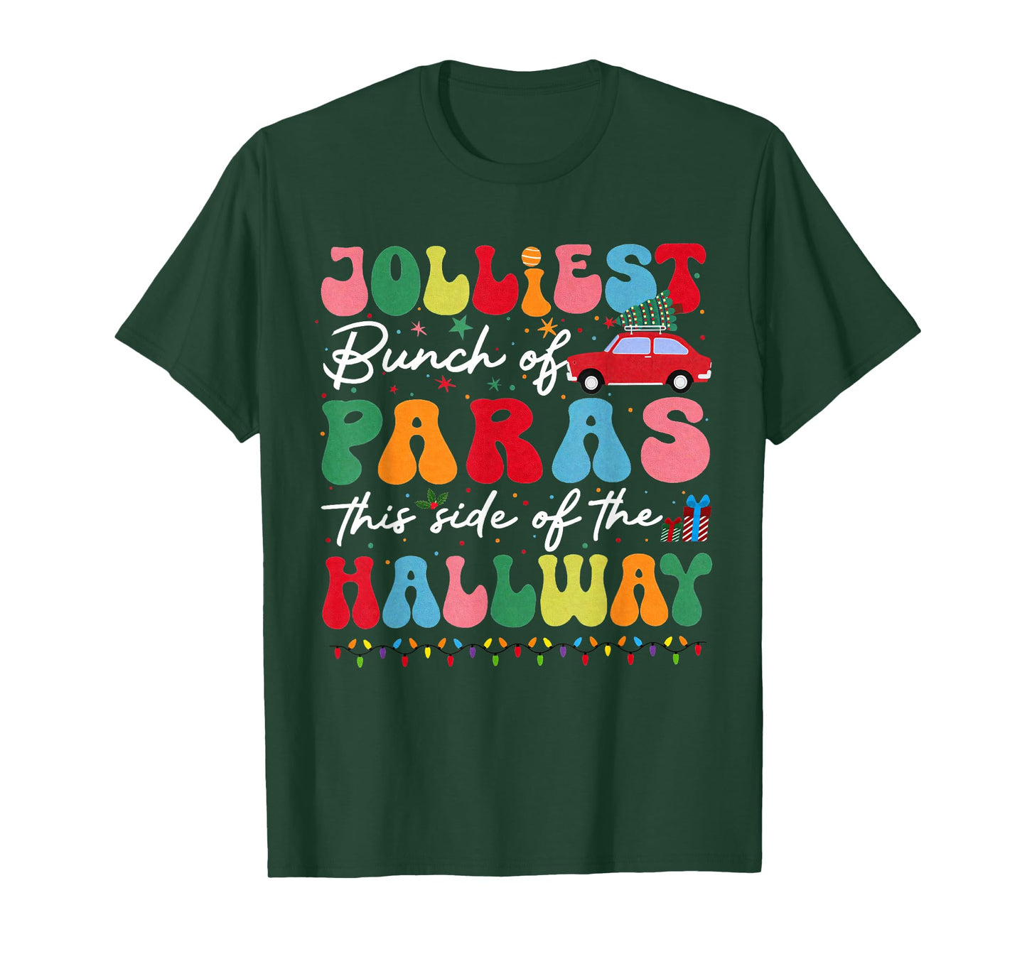 Jolliest Bunch of Paras This Side of The Hallway Xmas Group T-Shirt