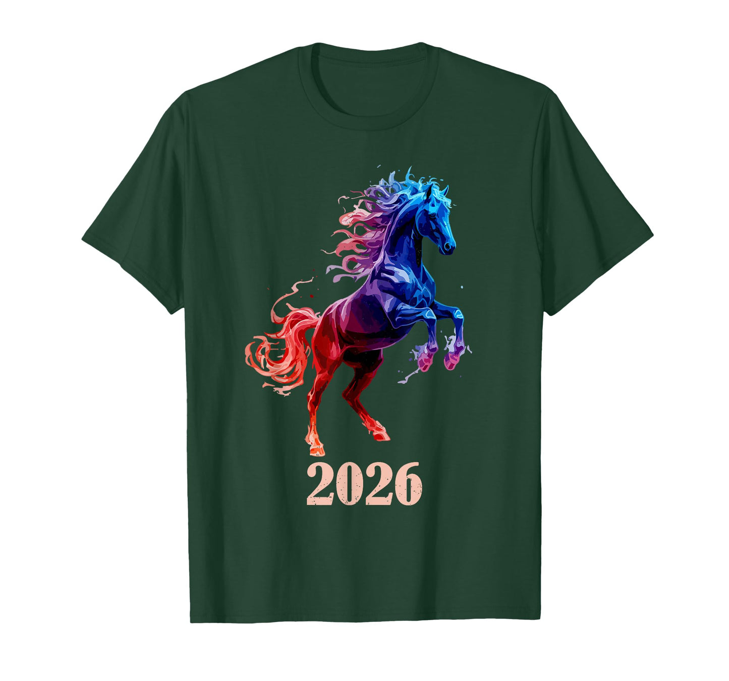 Fire Horse 2026 Year of The Horse Chinese New Year T-Shirt