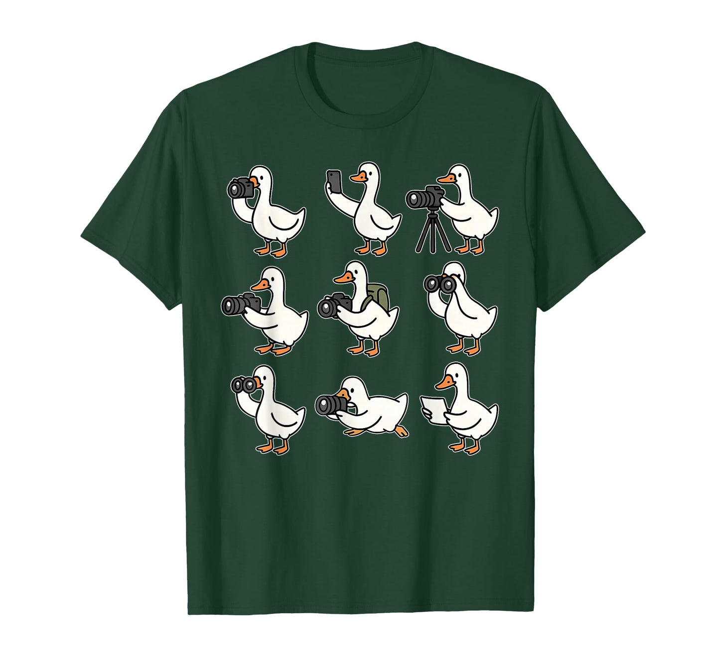 Funny Goose Photographer Photography Camera Photo Lover T-Shirt