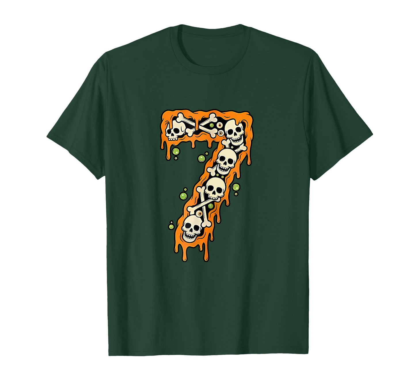 Number 7 Six Seven 6 7 Meme Funny Design Couples Halloween T-Shirt