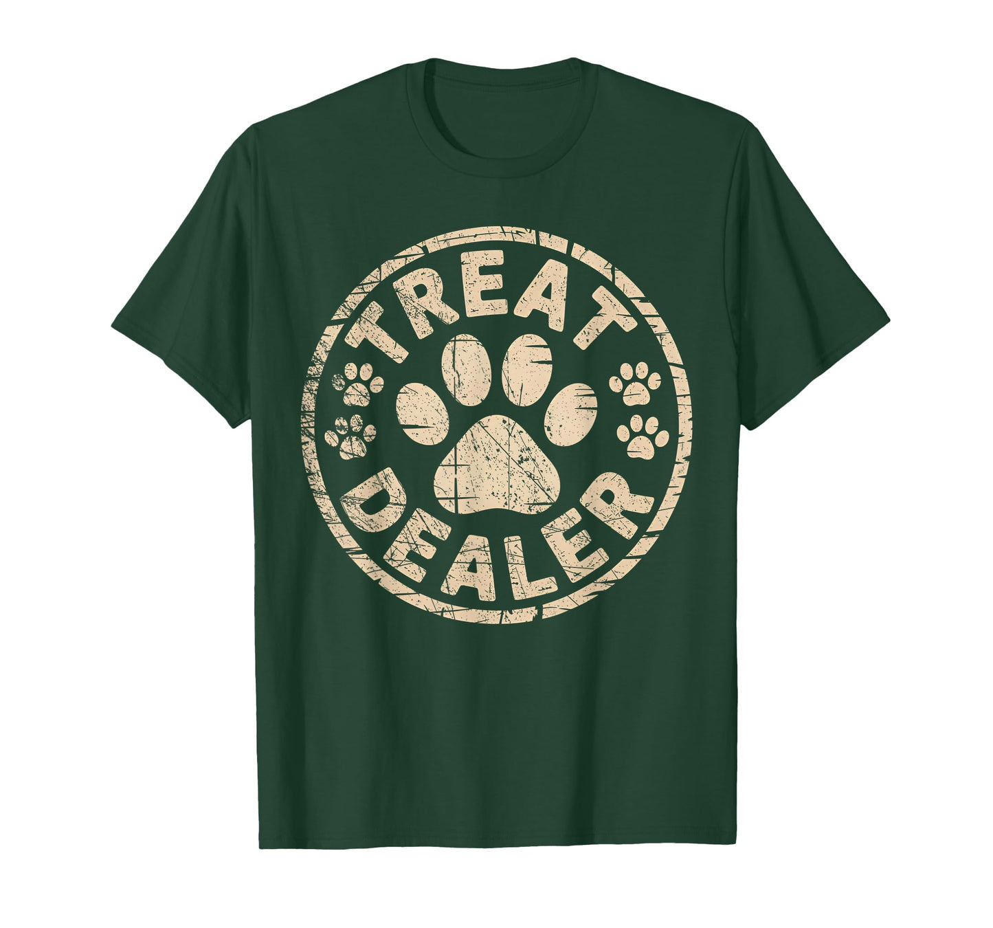 Vintage Treat Dealer Funny Dog Saying T-Shirt