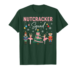 Christmas Nutcracker Squad Ballet Dance Women Kids Girls T-Shirt