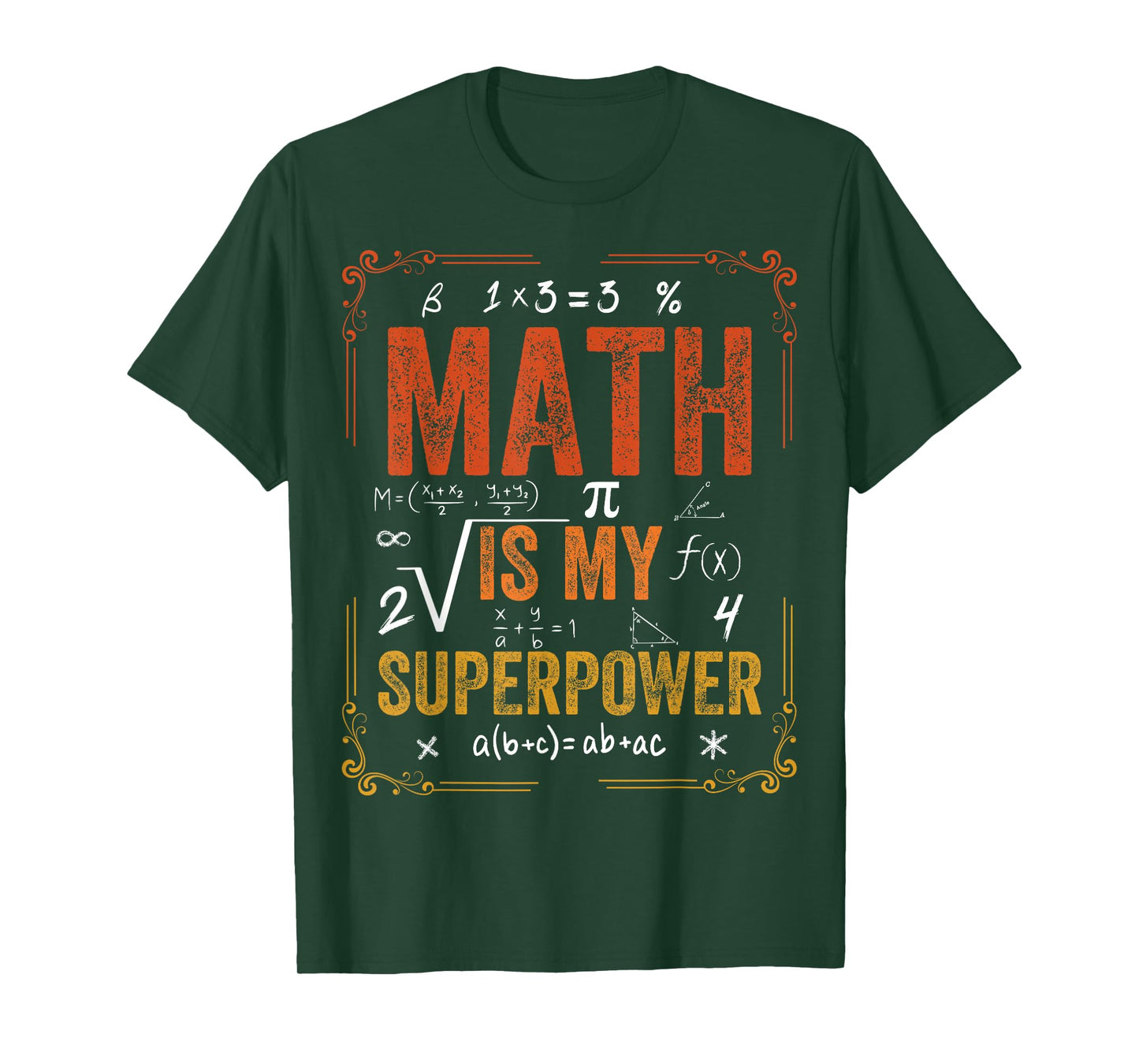 Math is My Superpower, Funny Math Lover T-Shirt