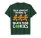 Tech Support Christmas Cookies Women Men Funny Christmas T-Shirt