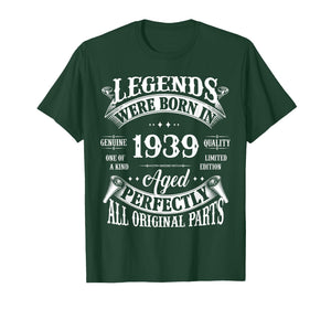 87th Birthday Gift Legend Born in 1939 87 for Years Old T-Shirt