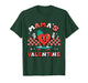 Kids Mamas Valentine Heart Skate Valentines Day Toddler Boys Kids T-Shirt