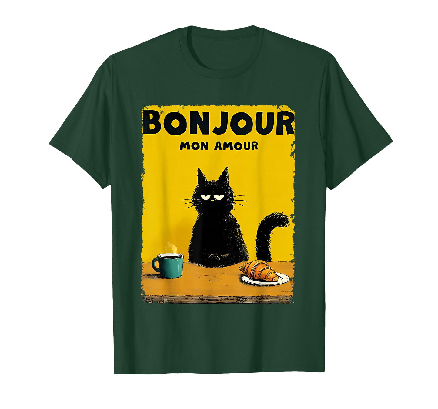 Bonjour mon Amour cat T-Shirt