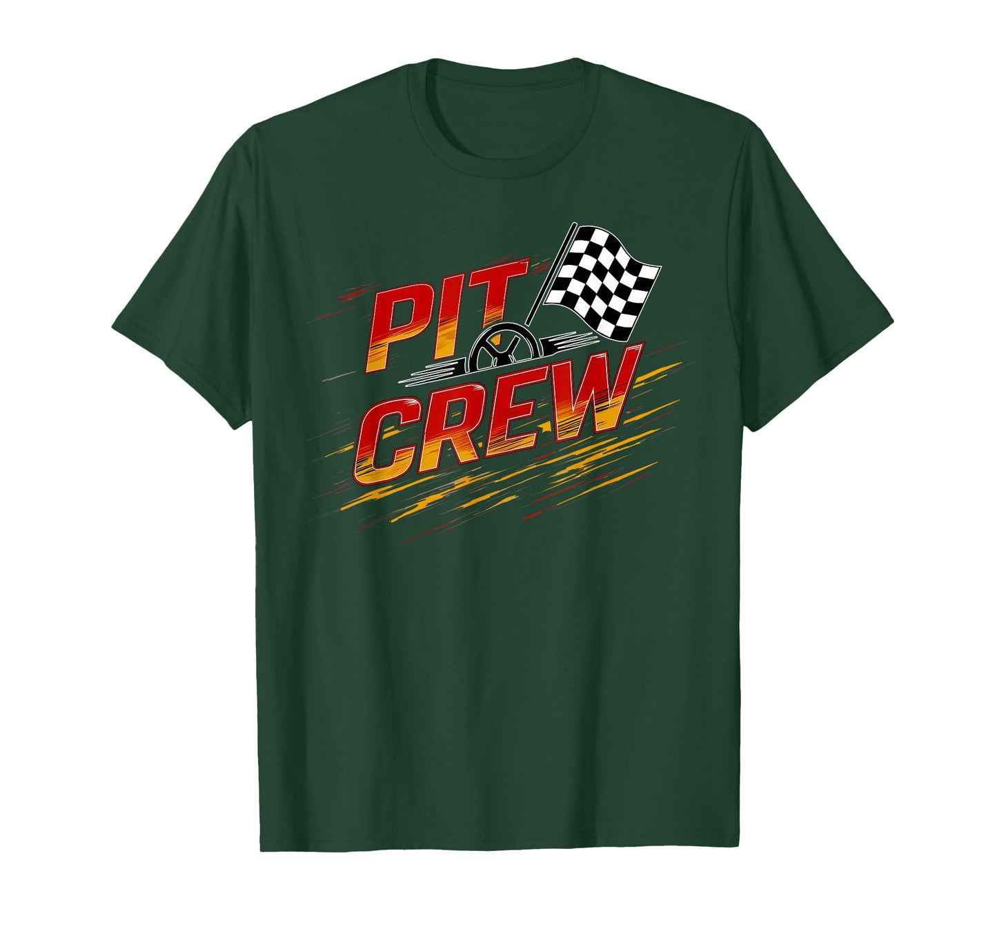 Pit Crew Race Car Birthday Party Matching Family Racing T-Shirt