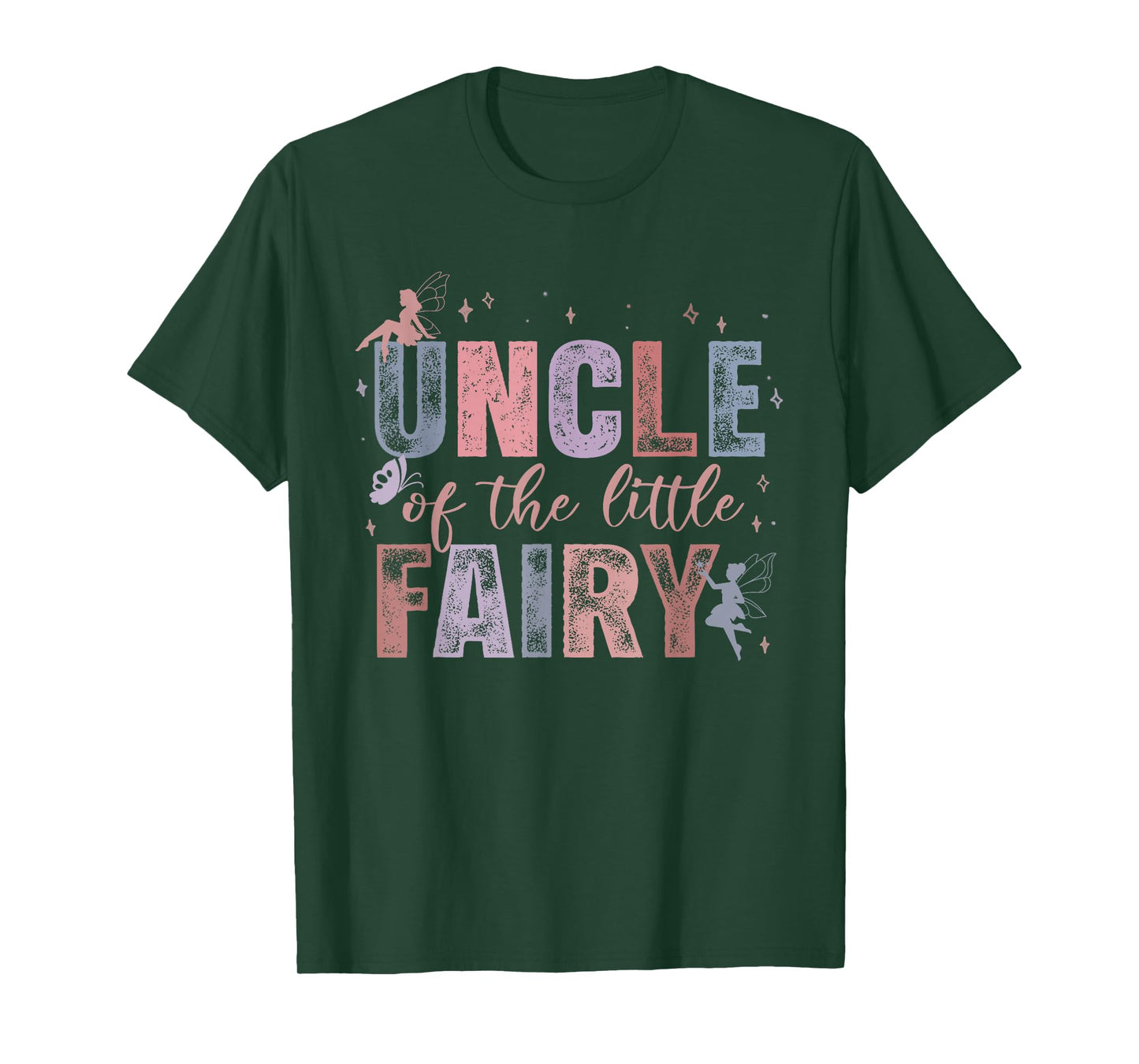 Uncle of The Little Fairy 1St Birthday Girl Fairytale T-Shirt