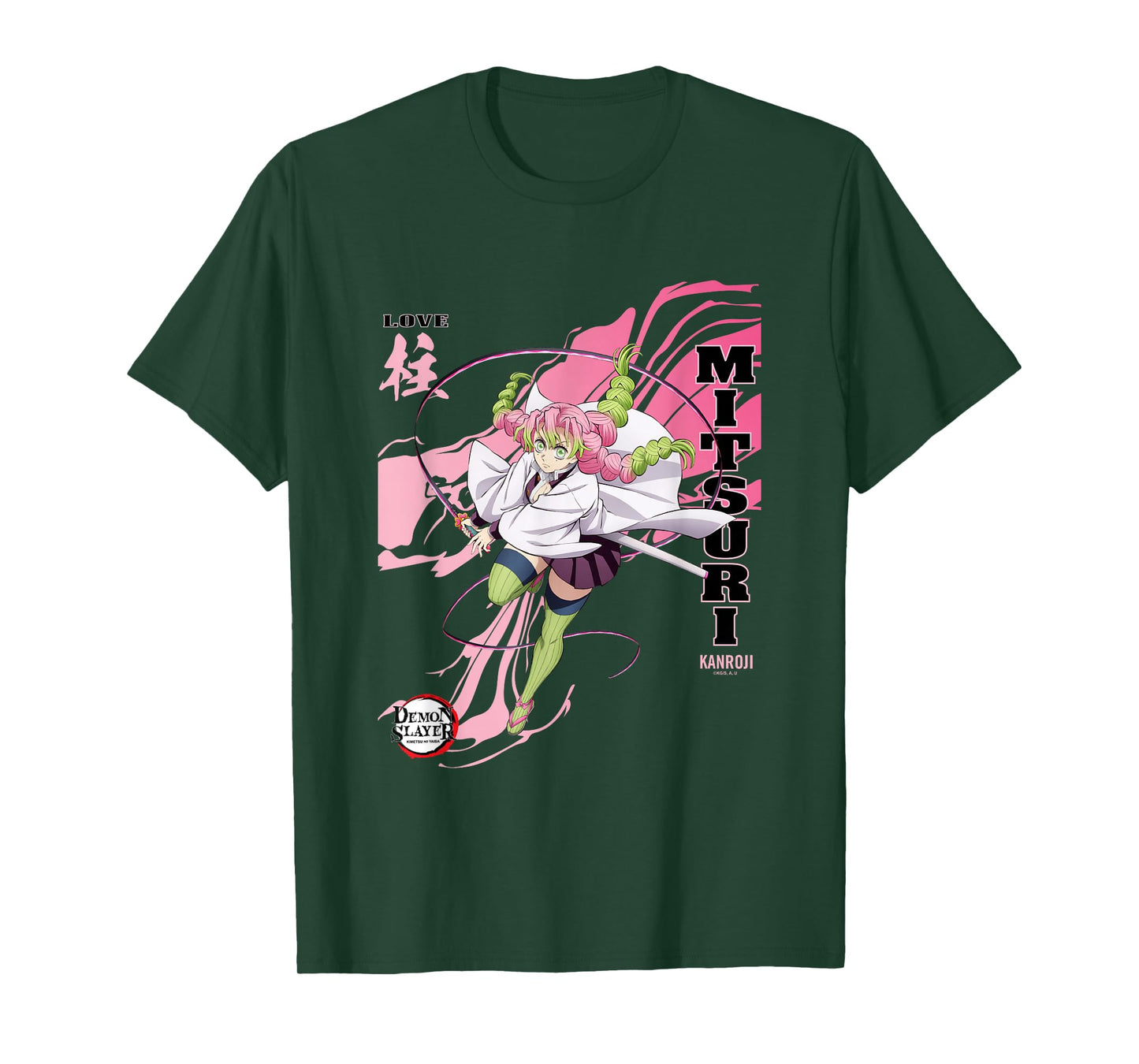Demon Slayer: Infinty Castle Mitsuri Girl Love Hashira T-Shirt