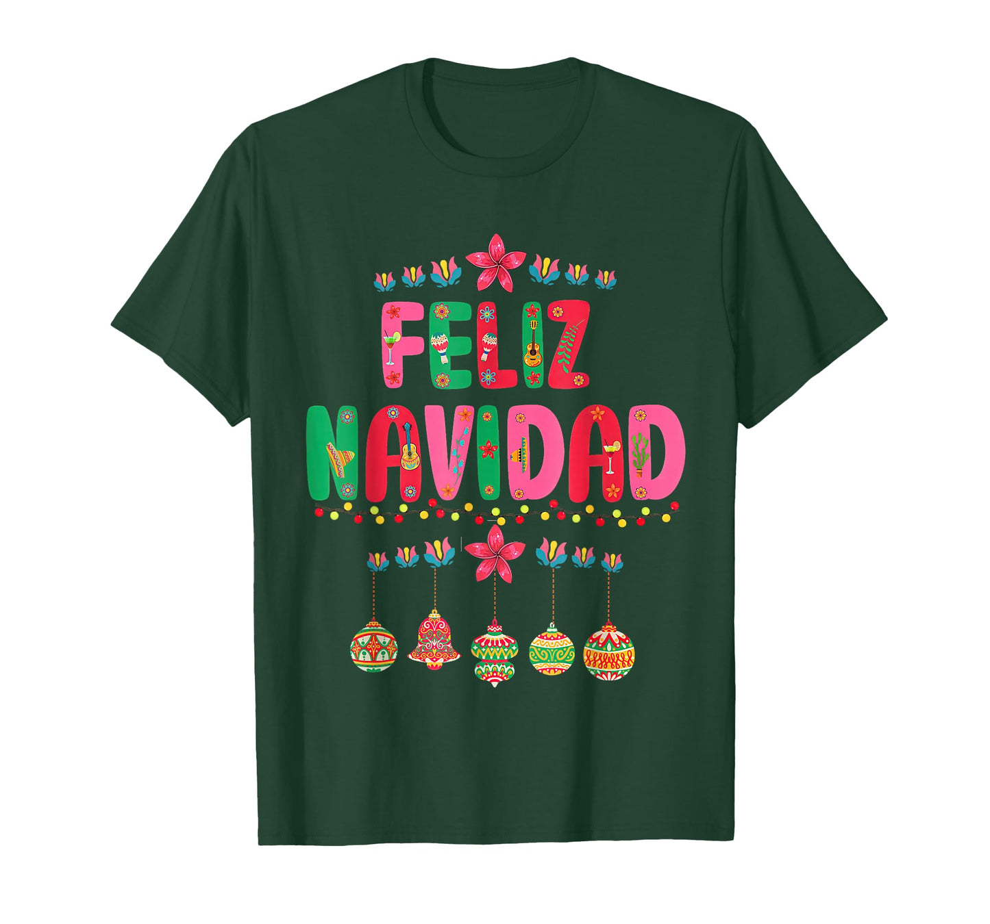 Feliz Navidad Mexican Christmas T-Shirt