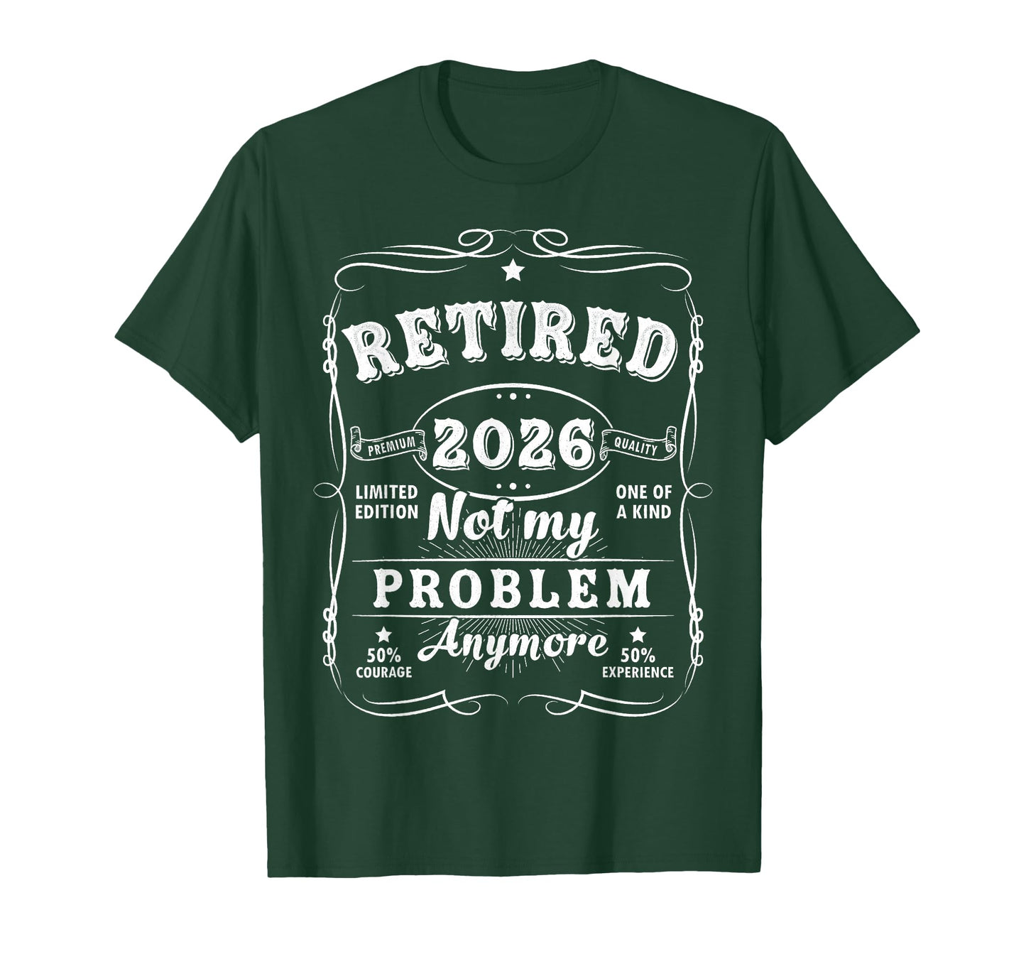 Retired 2026 Decoration Men Women Dad Grandpa Retirement T-Shirt