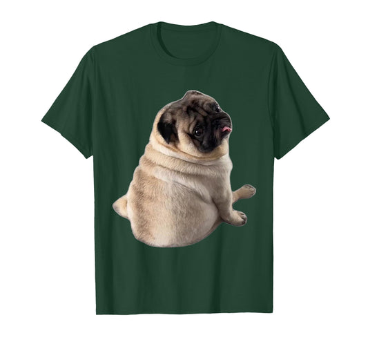 Funny Pug Meme Dog Silly Pug Dog Meme Humor Graphic Tee Gift T-Shirt