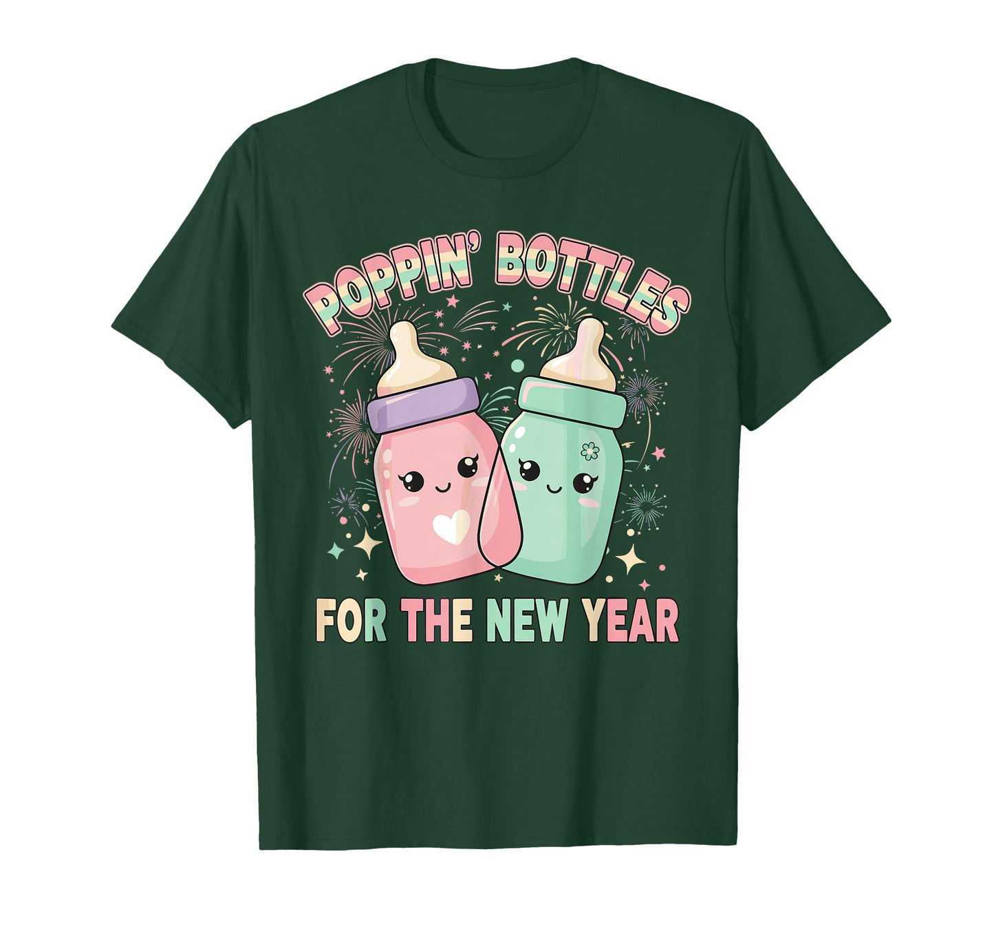 New Years Shirt, Nurse Popping Bottles for The New Year T-Shirt