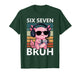 Six Seven Bruh 67 Meme Funny Axolotl Retro Gaming Kids Boys T-Shirt