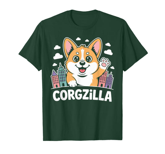 CORGZILLA Corgi Monster Humor for Dog Lovers T-Shirt