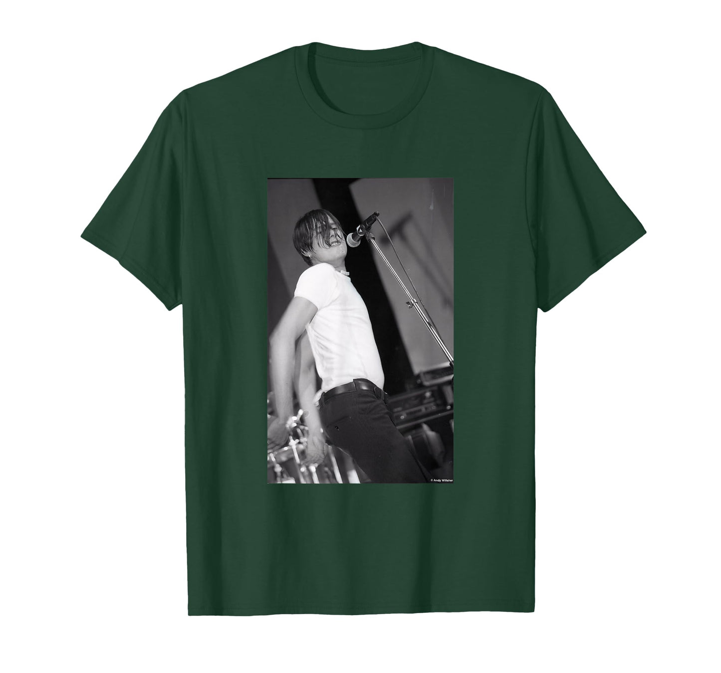 Suede Live Brett Anderson Beautiful Ones by Andy Willsher T-Shirt