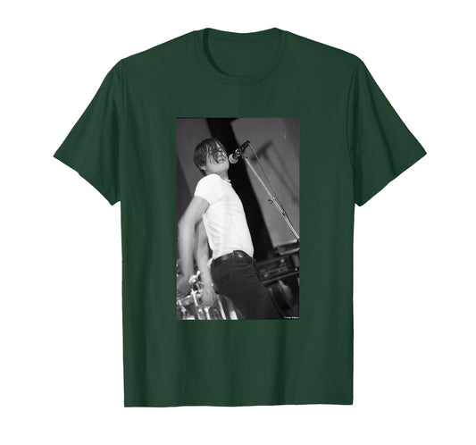 Suede Live Brett Anderson Beautiful Ones by Andy Willsher T-Shirt