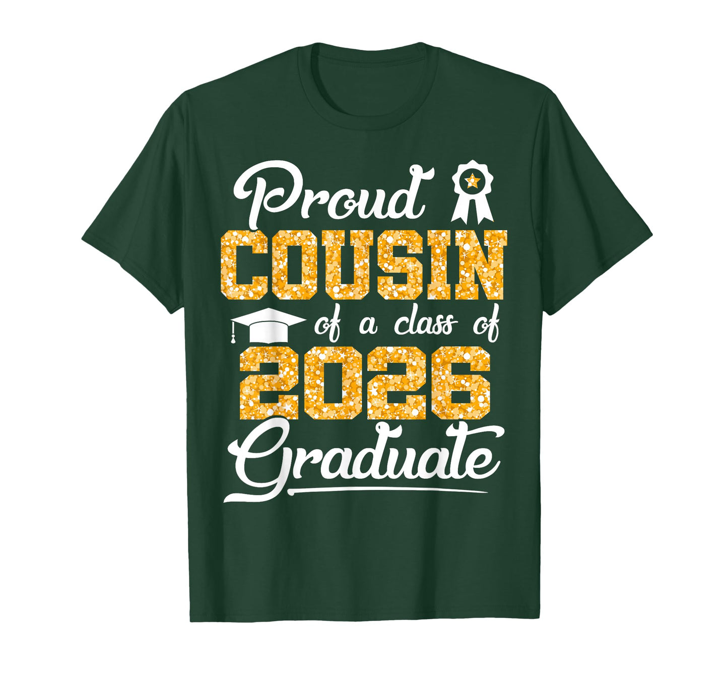 Proud Cousin of a Class of 2026 Senior Funny Graduate 2026 T-Shirt