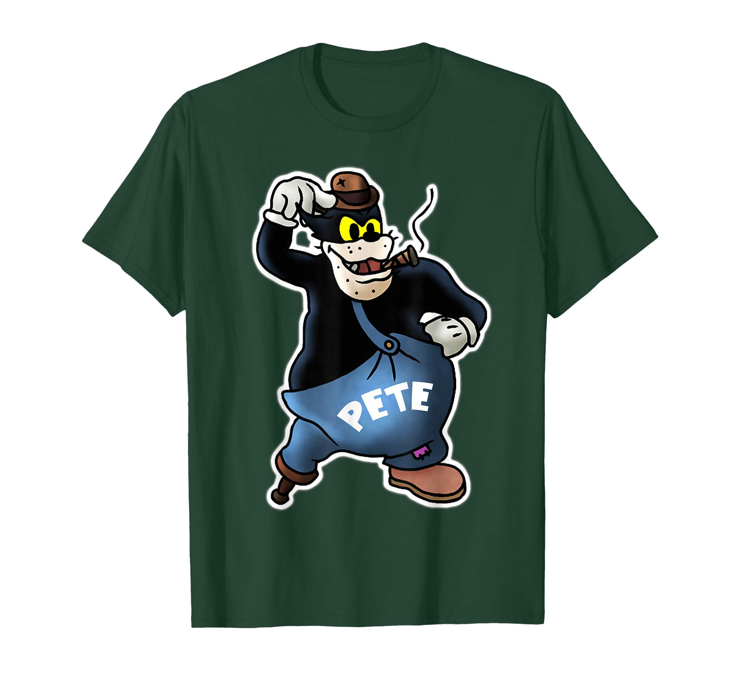 Peg Leg Pete Putrid Cartoon Vintage Villain T-Shirt