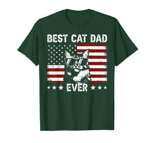 Best Cat Dad Ever Funny Cat Dad Lover Father's Day Cat Daddy T-Shirt