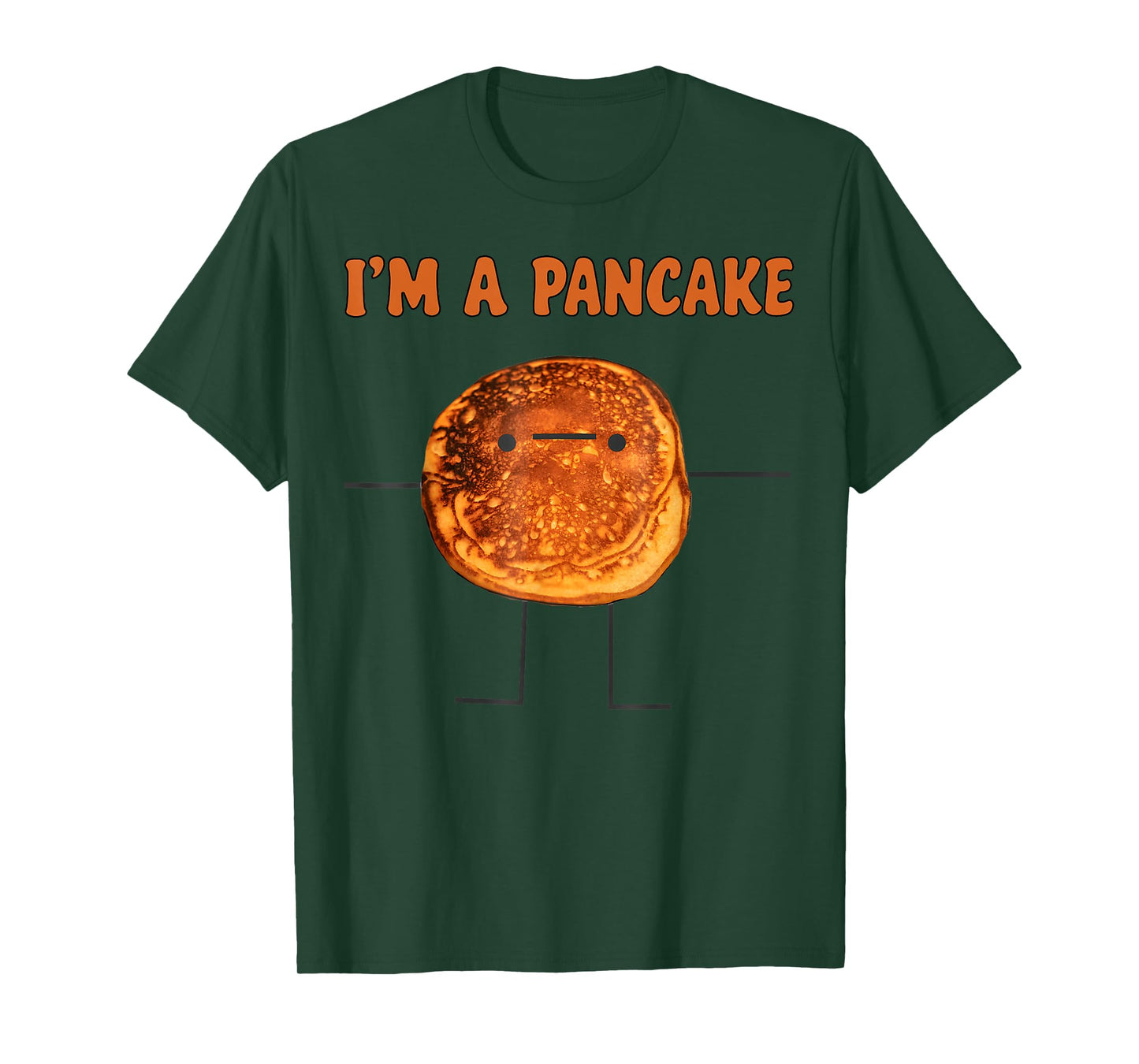 I’m A Pancake Funny Breakfast Meme Food Humor T-Shirt