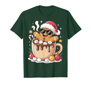Gingerbreadman Christmas Cocoa Gingerbread Men Women Teens T-Shirt