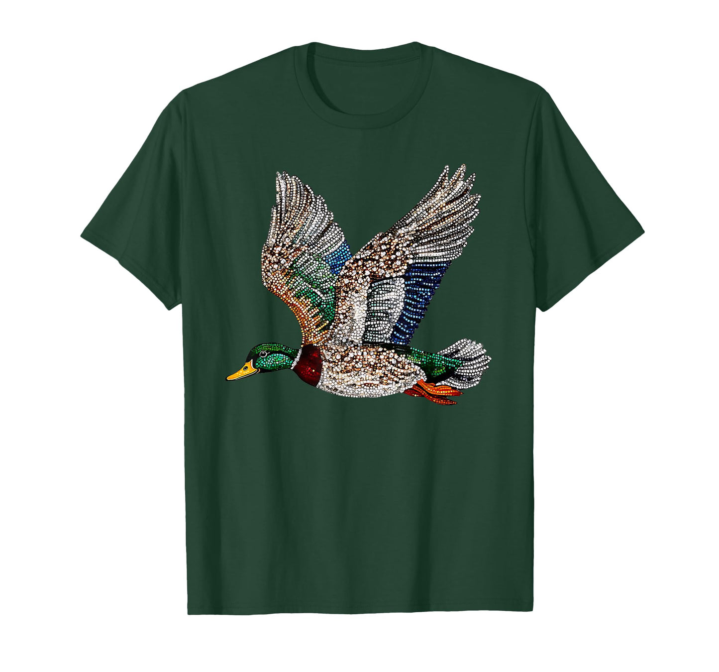 Mallard Duck Camouflage Flying Duck Hunting Season T-Shirt