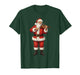 Christmas Santa Playing Violin Player Violinist Xmas Holiday T-Shirt