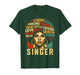 Singer Black History Month Powerful Black Pride Art Design T-Shirt