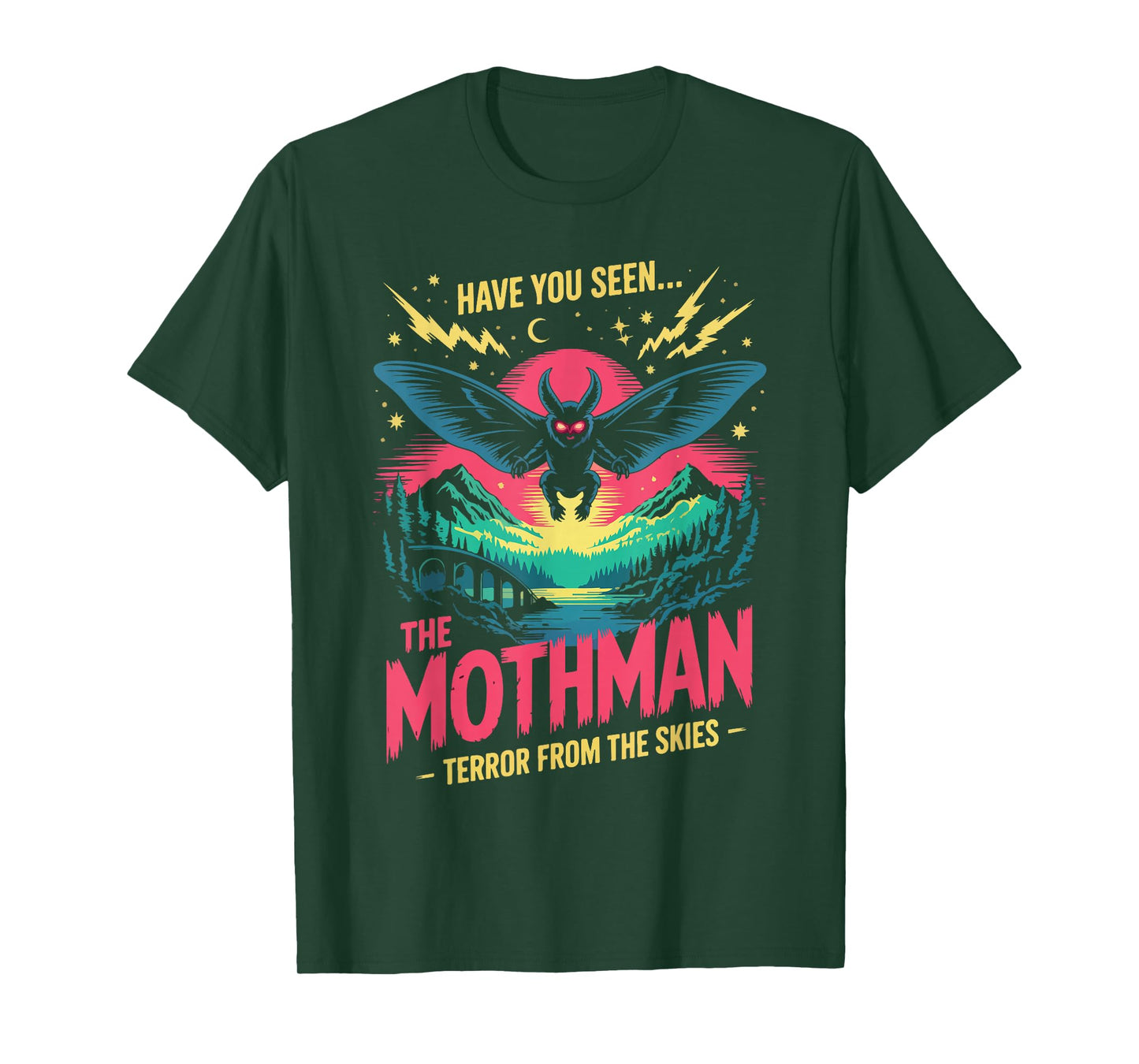 Have You Seen The Mothman Terror from The Skies T-Shirt