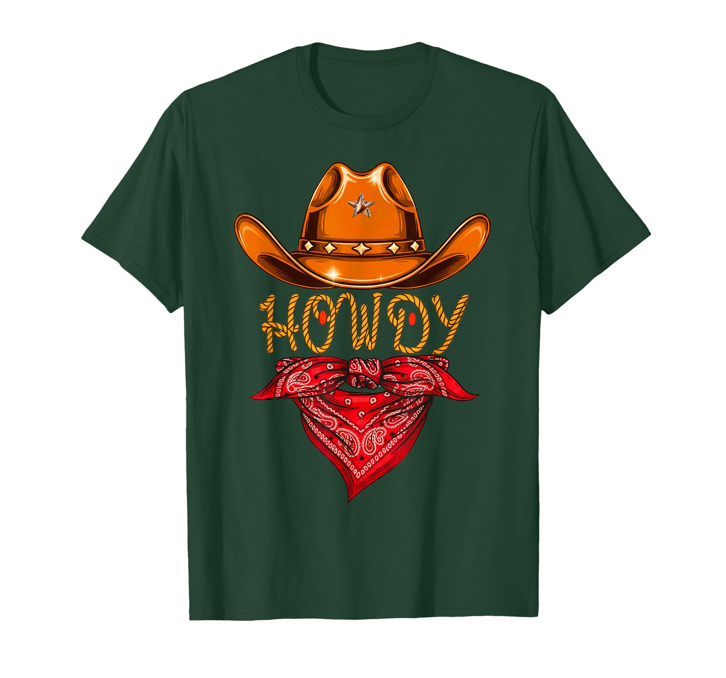 Howdy Western Cowboy Howdy Cowboy Rodeo T-Shirt