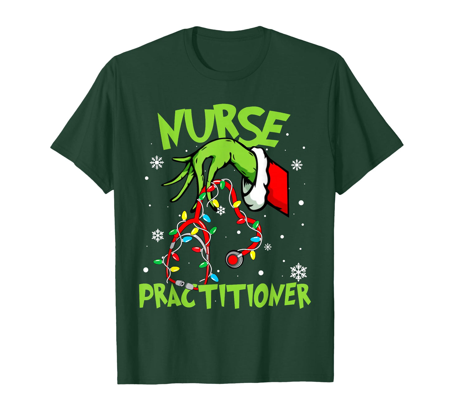 Nurse Practitioner Nurse Practitioner Christmas Nurse Xmas T-Shirt
