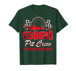 Gigi Pit Crew Racing Family Race Car Birthday Boy T-Shirt