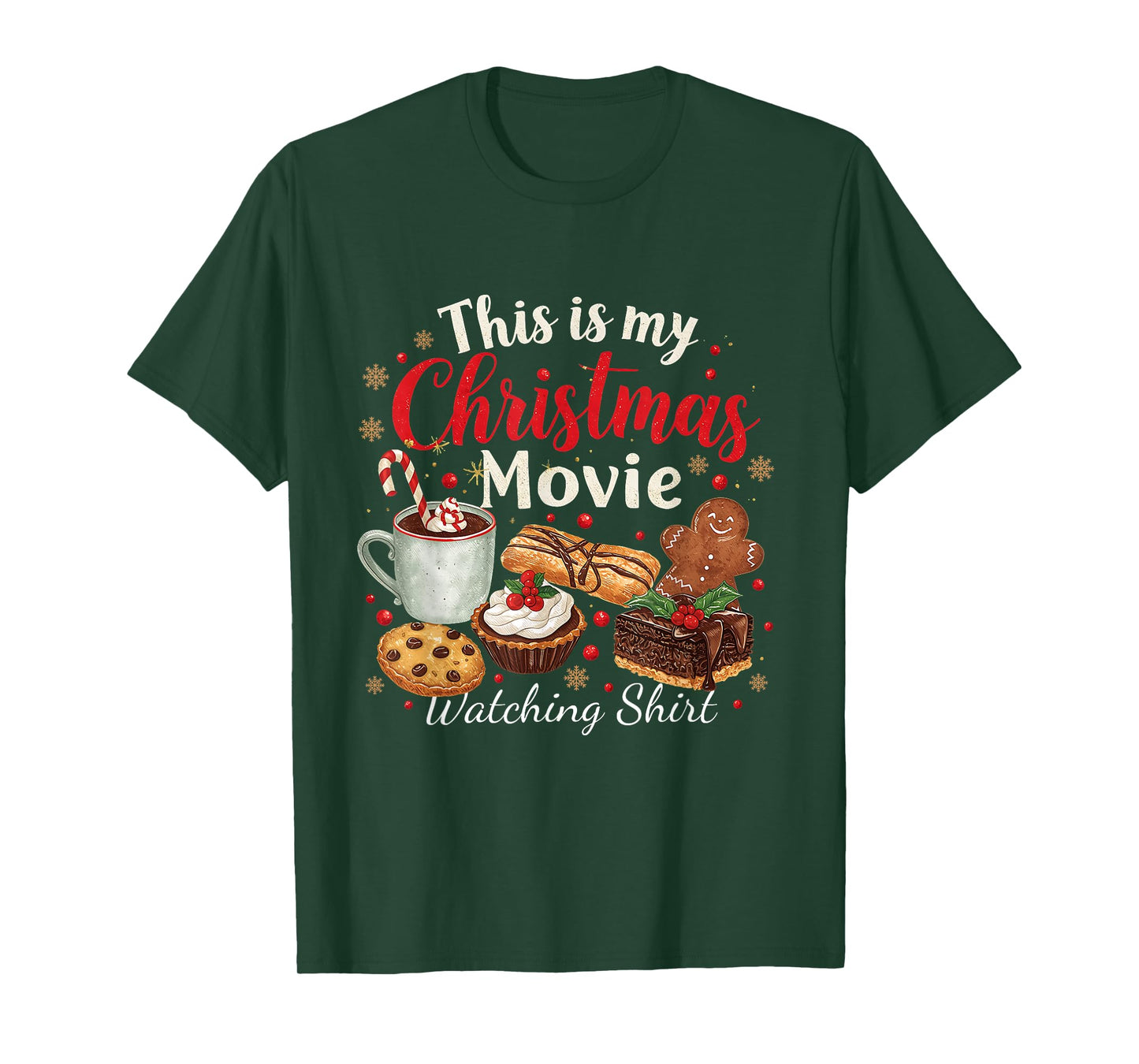 This is My Christmas Movie Watching Design T-Shirt