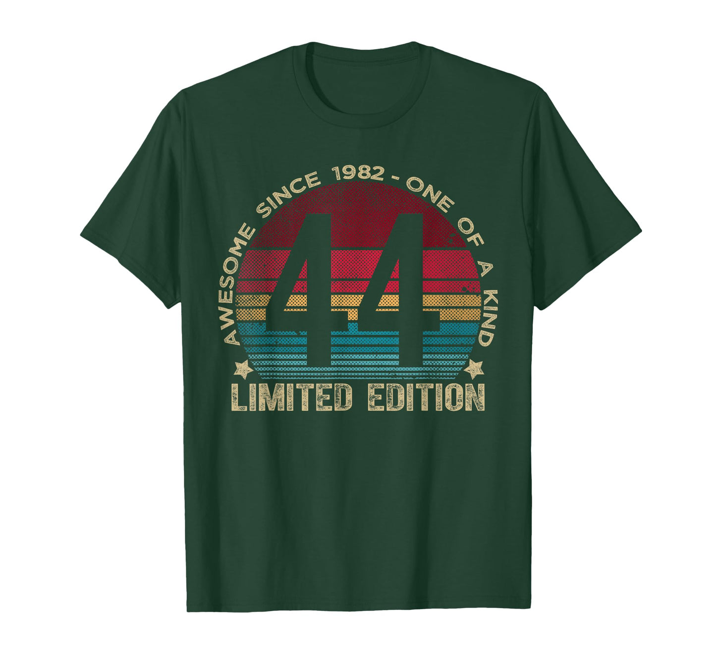 44 Year Old Gifts Vintage 1982 Limited Edition 44th Birthday T-Shirt