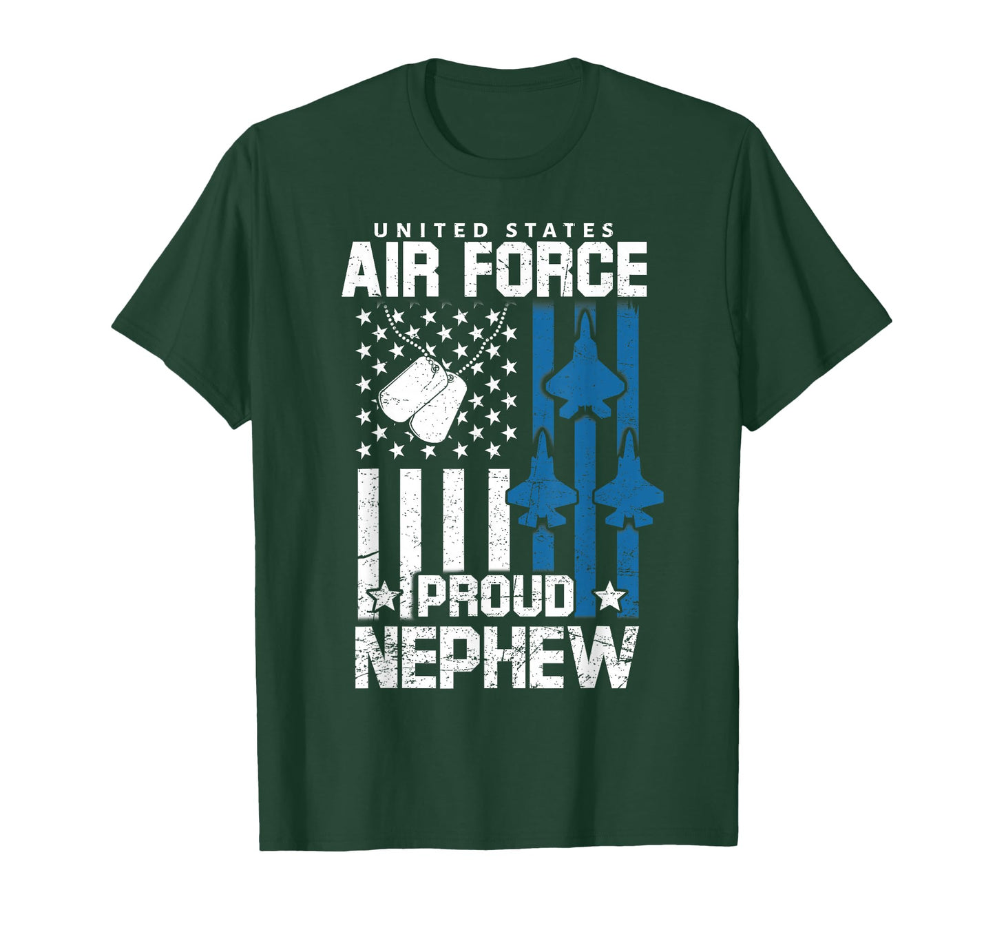 Proud Nephew of US Air Force Veteran USAF Family Matching T-Shirt