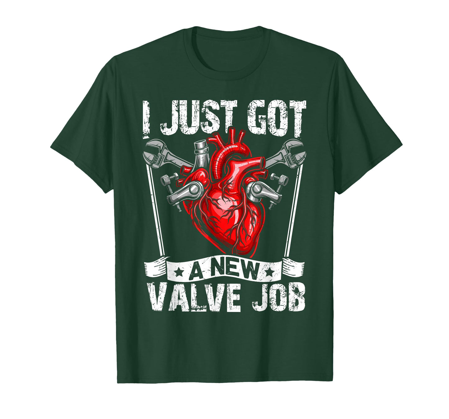 Heart Surgery Recovery Men Funny Valve Job Replacement T-Shirt