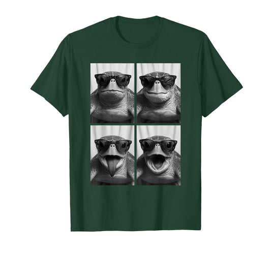Cool Sea Turtles Sunglasses Ocean Animal Meme Selfie Booth T-Shirt