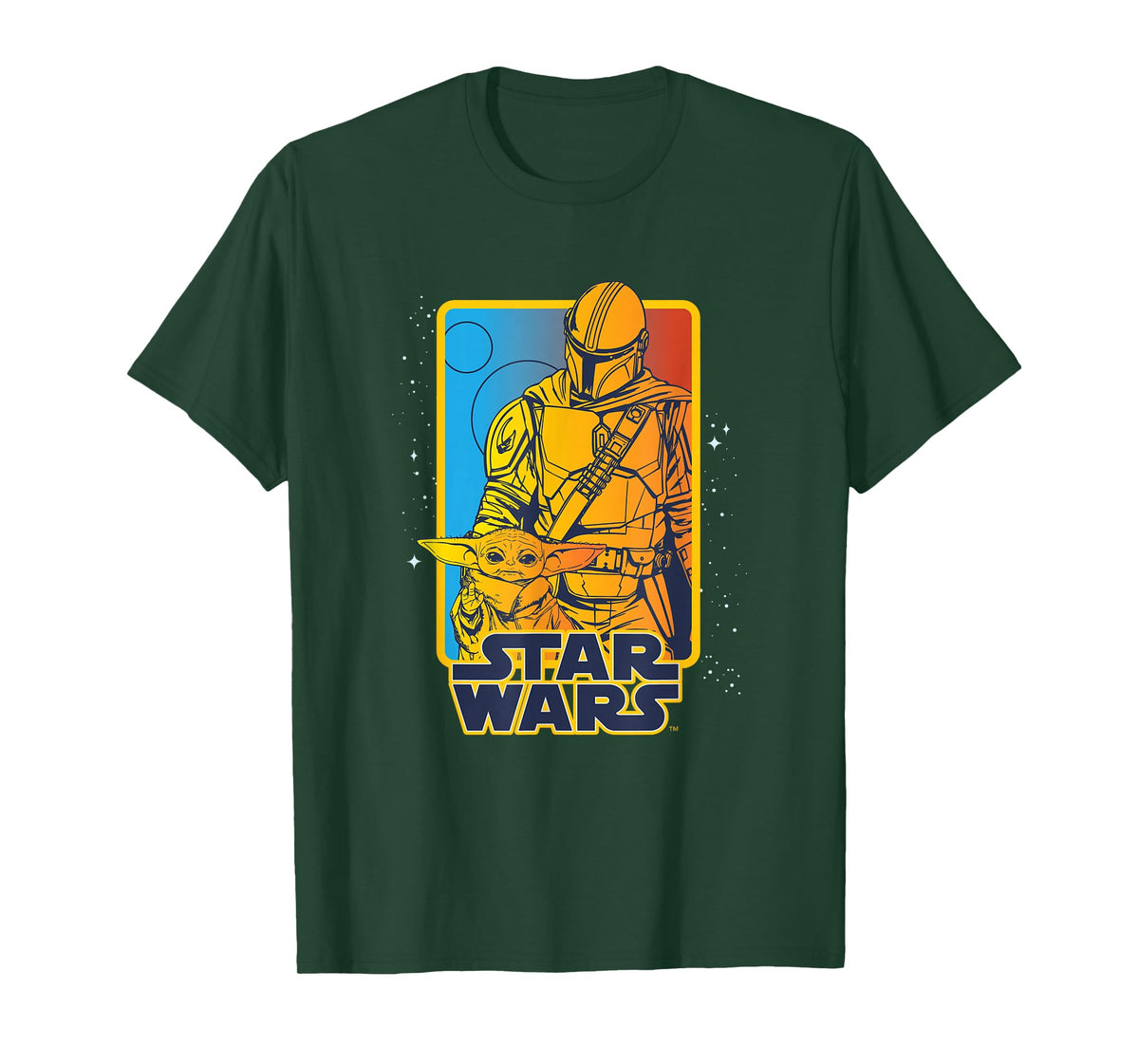 Star Wars The Mandalorian Grogu And Din Djarin Duo T-Shirt