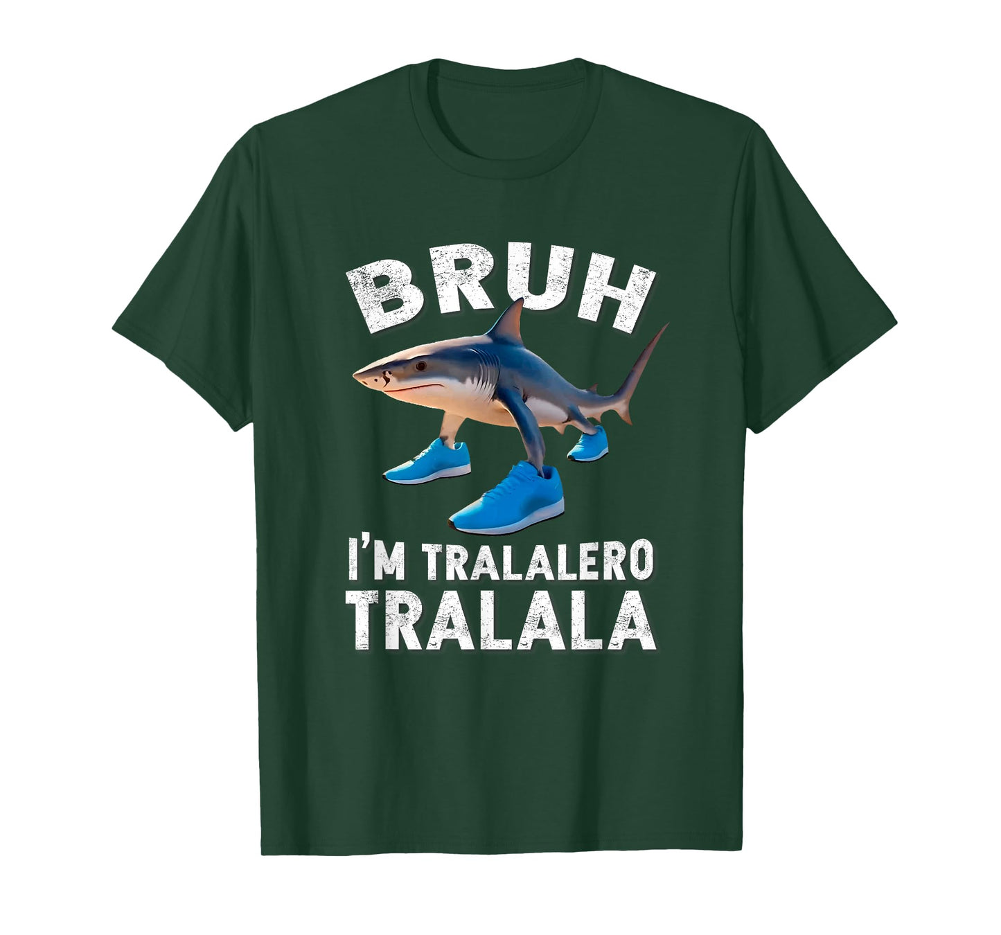 Funny Meme Bruh I'm Tralalero Tralala Shark T-Shirt