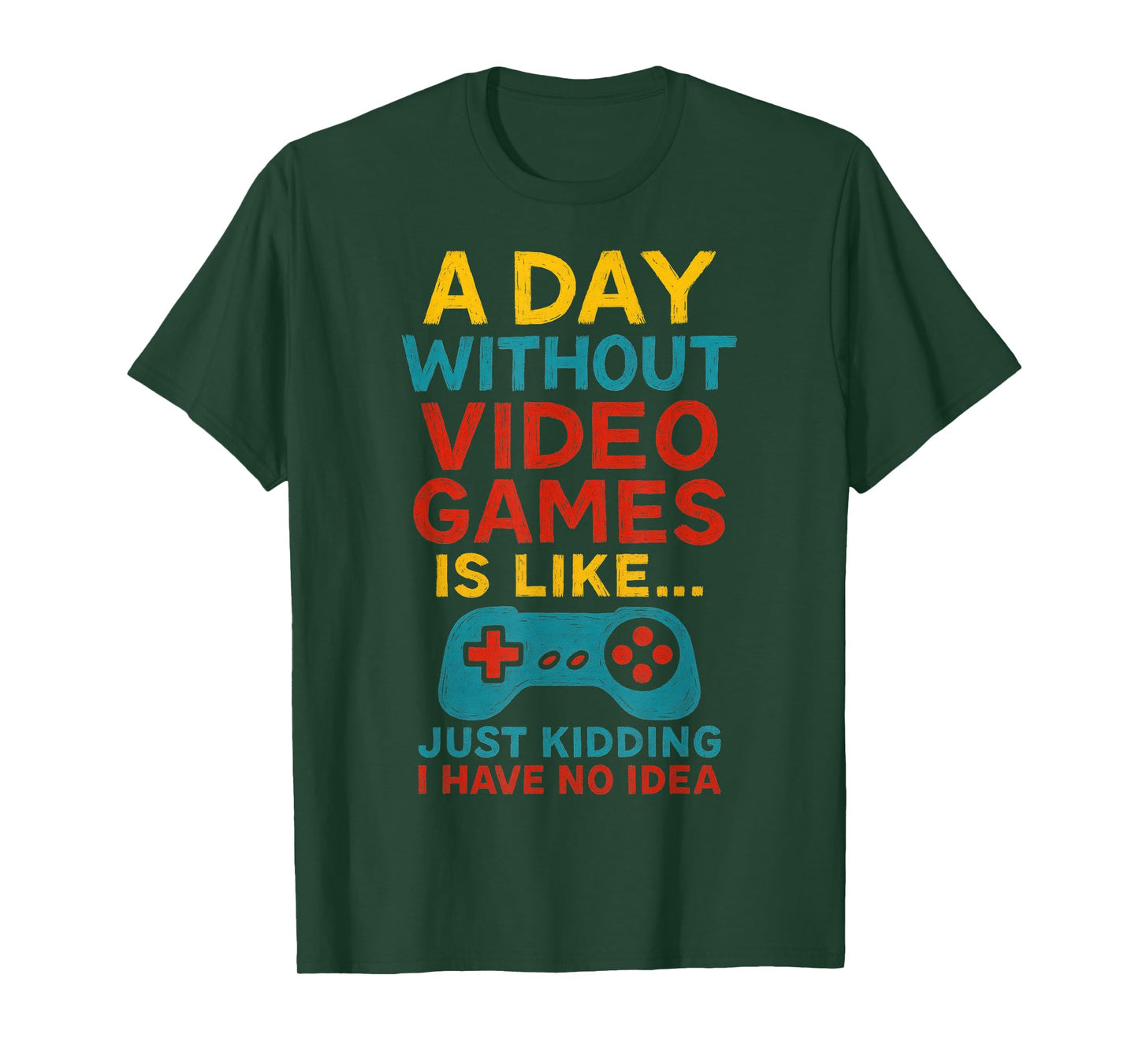 Funny Gamer Saying Graphic Tee Men Boys Teens Video Gaming T-Shirt