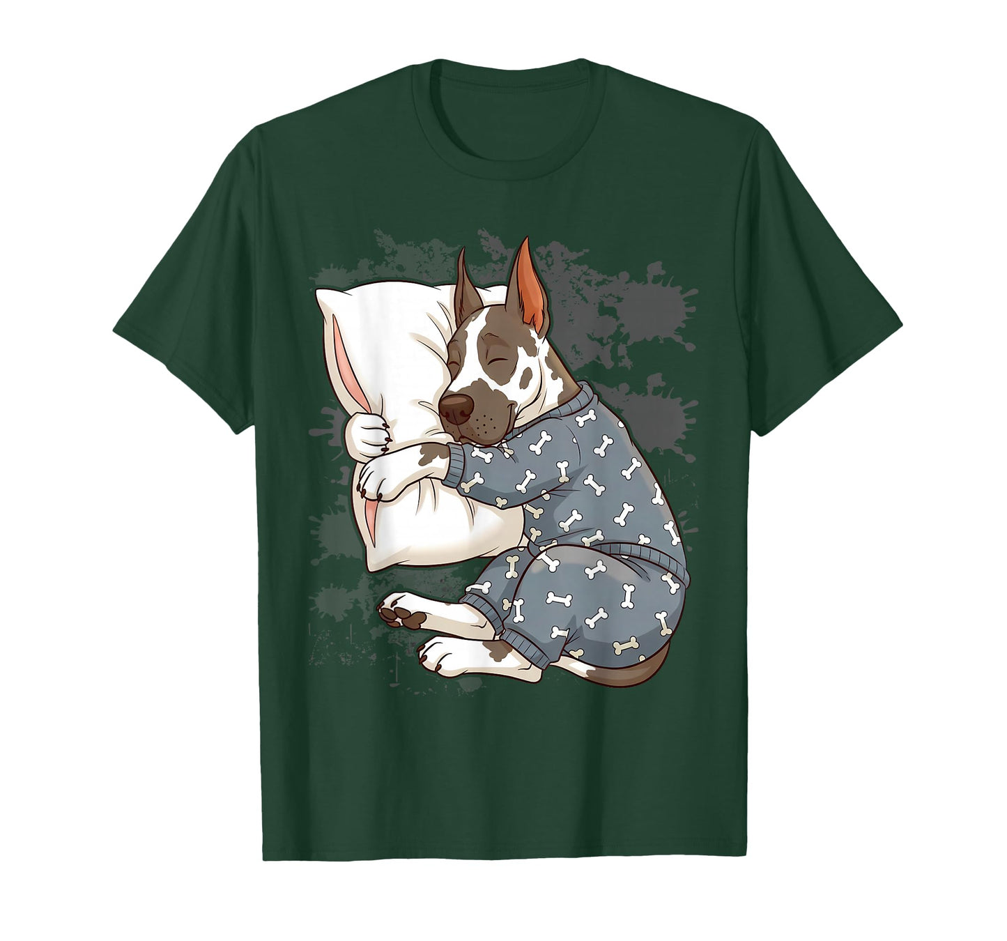 Funny Sleepy Great Dane Pajama Men Women Kids T-Shirt