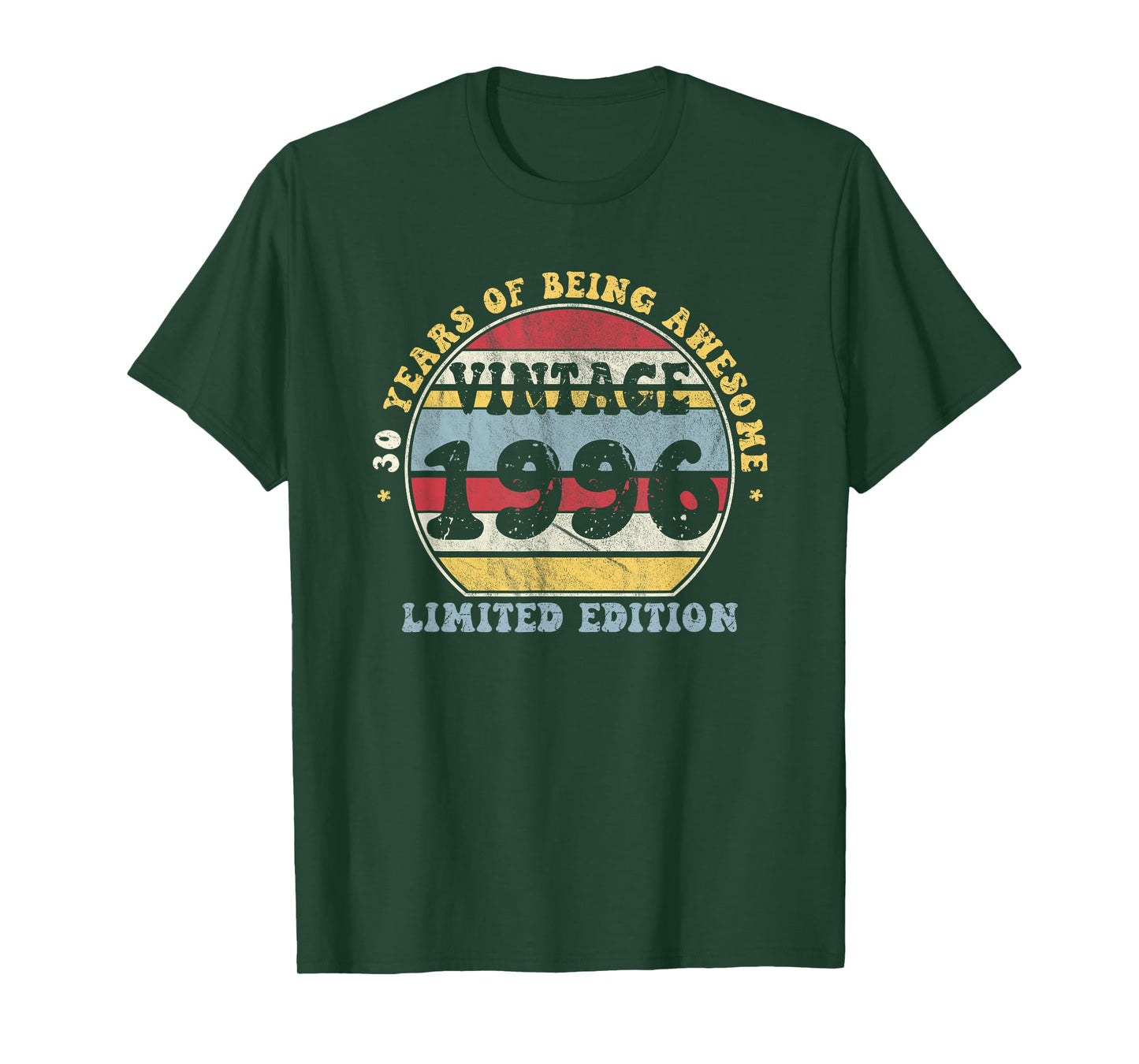 Vintage 1996 Limited Edition 30 Year Old Gifts 30th Birthday T-Shirt
