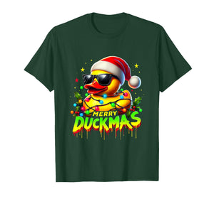 Duck Christmas Merry Duckmas Funny Quackmas Pajama T-Shirt