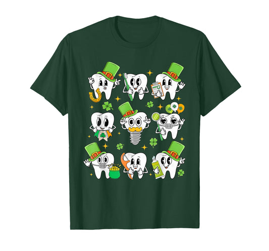 Dental St Patricks Day Dental Office St Pattys Day T-Shirt