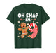 Christmas Oh Snap 9 Year Old Gingerbread Man 9th Birthday T-Shirt