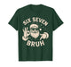 Bruh 67 Christmas Santa Six Seven 6 7 Boys Christmas Pajamas T-Shirt